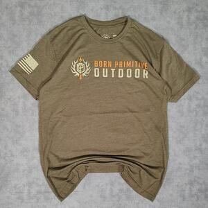 Born Primitive Outdoor tactical green active breathable tshirt mens Medium